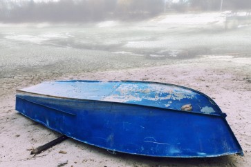 Beach - Blue Boat