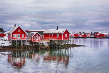 Blair Stevenson - Lofoten Islands - Traditional Norwegian Fishing Huts in Winter III