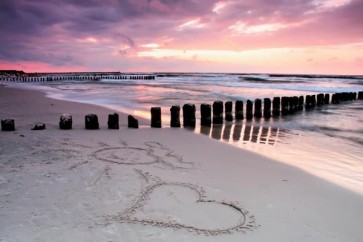 Maurizio Samperi - Jetty - Pink Sunset (Heart)