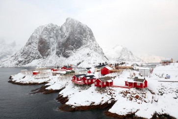 Blair Stevenson - Lofoten Islands - Traditional Norwegian Fishing Huts in Winter V