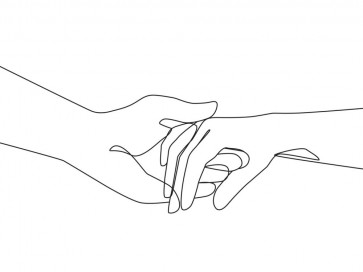 Line Art - Hands - Don’t Go