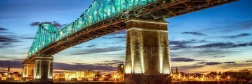 Jeremy Dunn - Montreal - Jacques Cartier Bridge Abefore Dusk