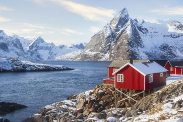 Blair Stevenson - Lofoten Islands - Traditional Norwegian Fishing Huts in Winter VI