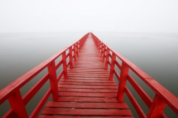 Maurizio Samperi - Jetty - Red Foggy Day