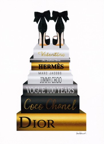 Amanda Greenwood - Book Stack Metallic Gold