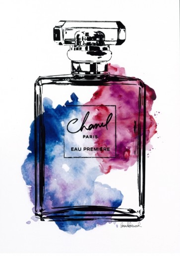 Amanda Greenwood - Perfume Bottle Black and Multi