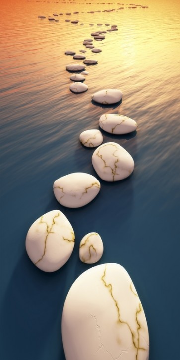 Omar Olavie - Sunset on Zen Stones  