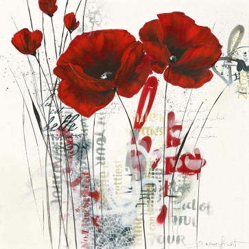 Isabelle Zacher-Finet - Pavot d'hiver abstrait 2.0