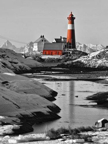 Rolf Fischer - Leuchtturm Hamaro - Red Lighthouse