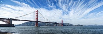 San Francisco - Golden Gate Bridge - Cloudy Afternoon