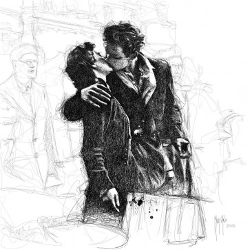 Patrice Murciano - Scribble - Le Baiser de l'Hôtel de Ville