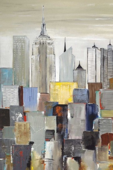 Aziz Kadmiri - New York Skyline I 