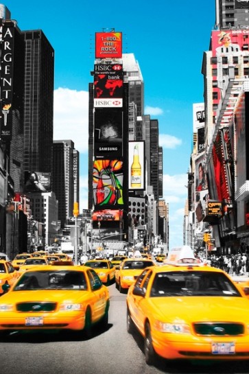New York - yellow cabs  