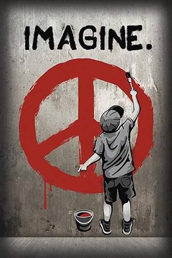 Banksy - Imagine Peace  