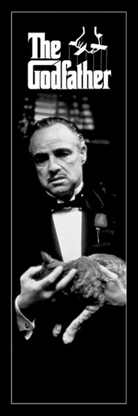 The Godfather - Cat B&W ( Slim )  