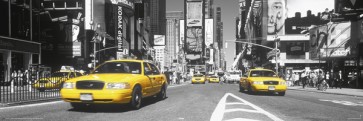 Times Square - Yellow cab  