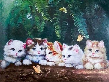 Cats On Log