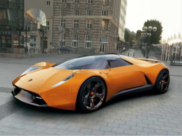 Orange Lamborghini  