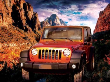 Red Jeep  