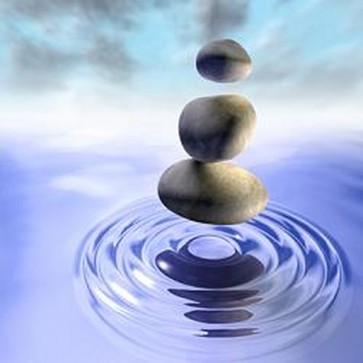 Magical Stones Floating  