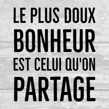 Le plus doux bonheur