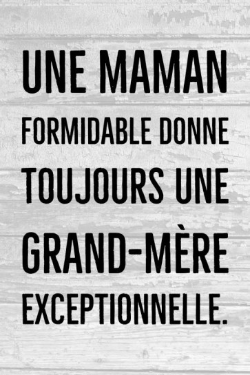 Maman - Grand-mère