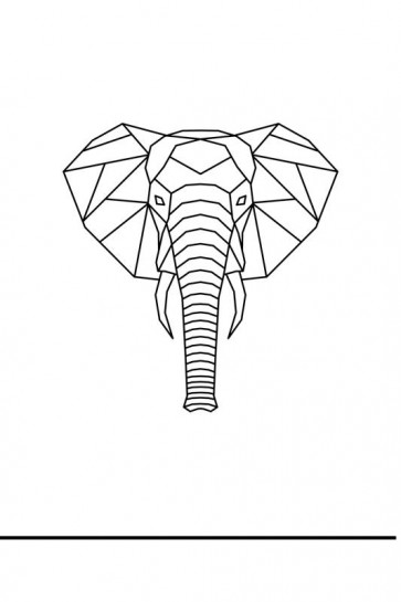 Geometric - Elephant