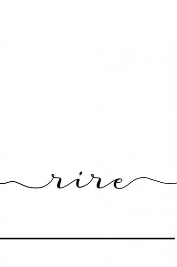 Simple trait - rire