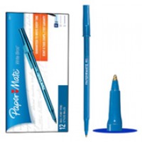 Crayon encre bleu 