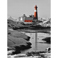 Rolf Fischer - Leuchtturm Hamaro - Red Lighthouse