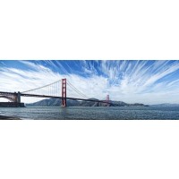 San Francisco - Golden Gate Bridge - Cloudy Afternoon