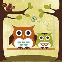 Nancy Lee - Two Owls on Swing